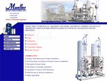 Tablet Screenshot of muellerwater.com